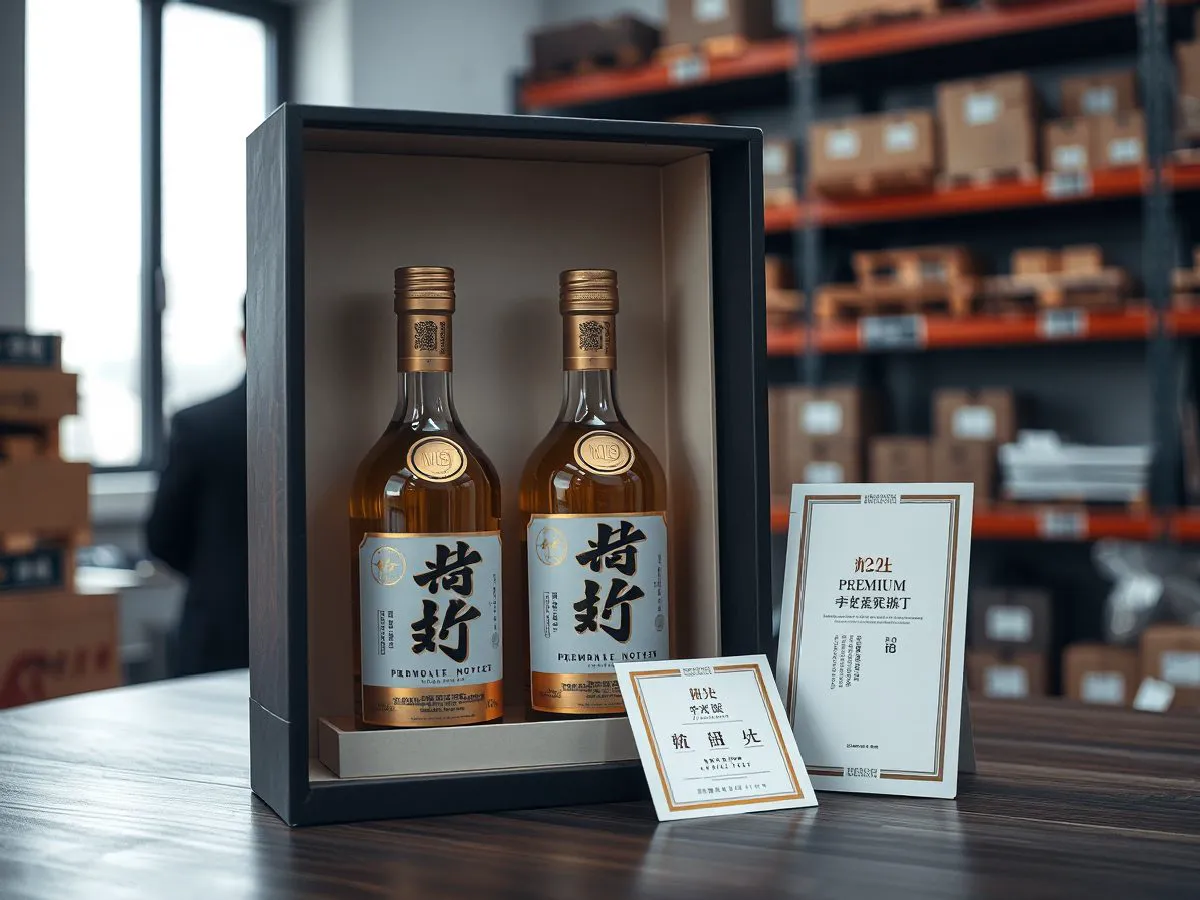 高端白酒礼盒定制成品展示