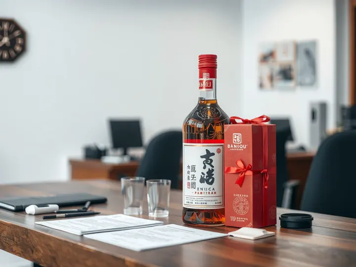 大曲酱香·年份陈酿礼盒装细节