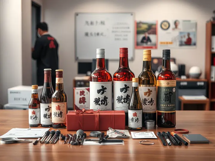 香仕奇白酒产品组合展示
