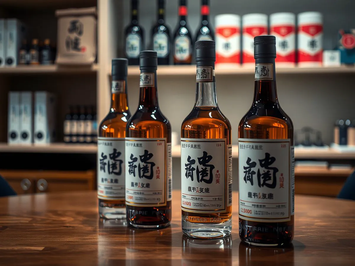 香仕奇定制酒标白酒产品展示