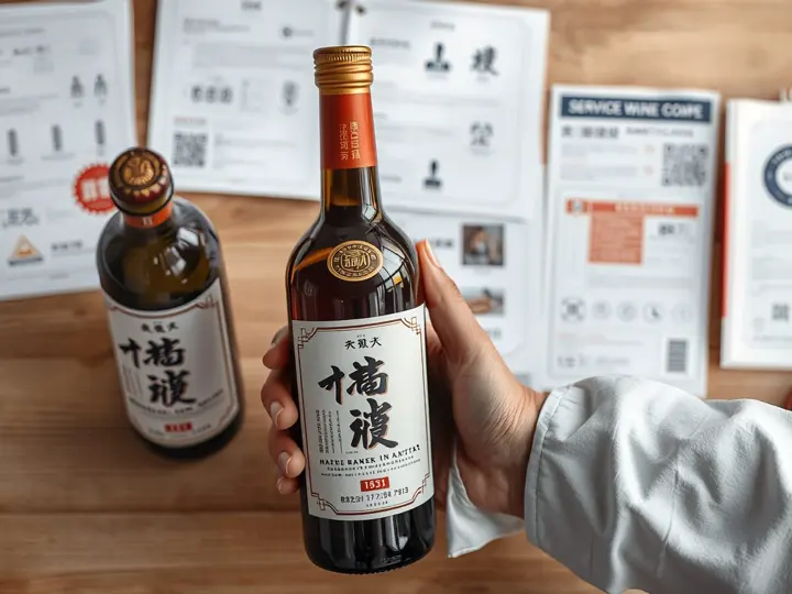 定制酒标细节展示