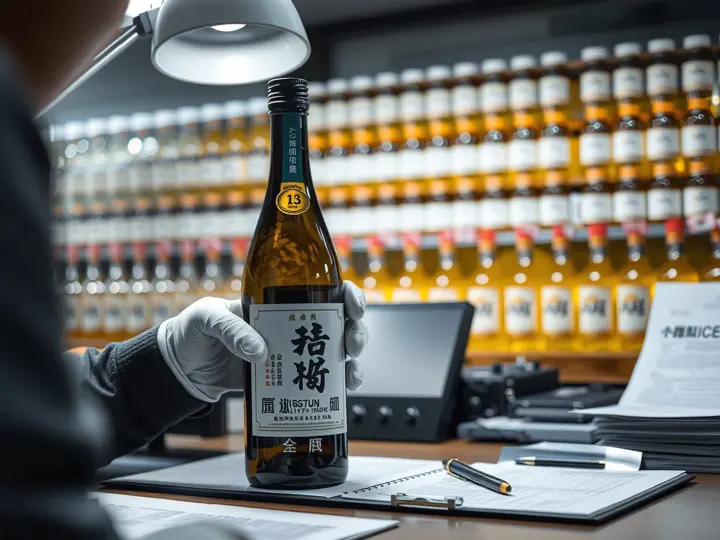酒标质量检验场景