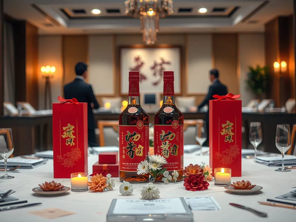 婚庆专供喜庆包装白酒产品展示