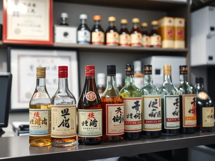 白酒产品与许可证背景