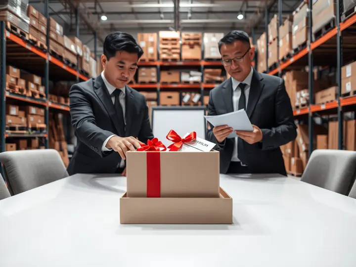 商务礼品定制需求沟通场景