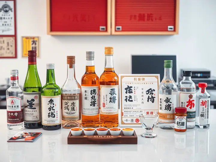 酒体样品与设计打样展示